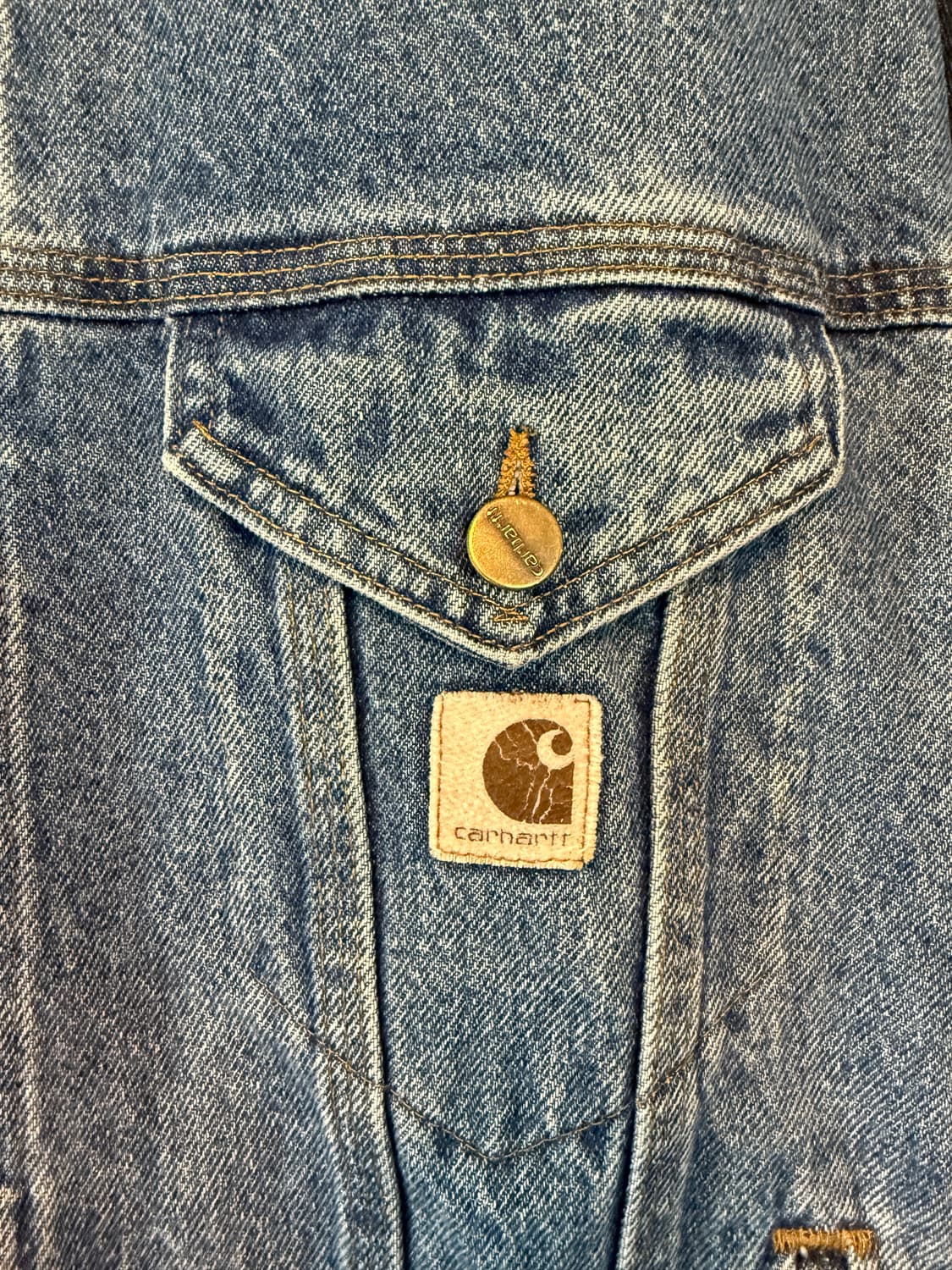  칼하트 80년대 오리지널 Denim jacket XL  상품이미지3