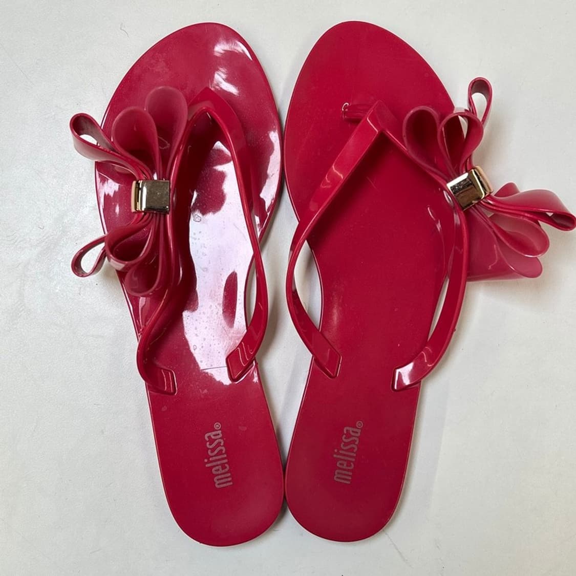 멜리사 플립 플랍 핑크 flat bow slip-on 240 상품이미지5