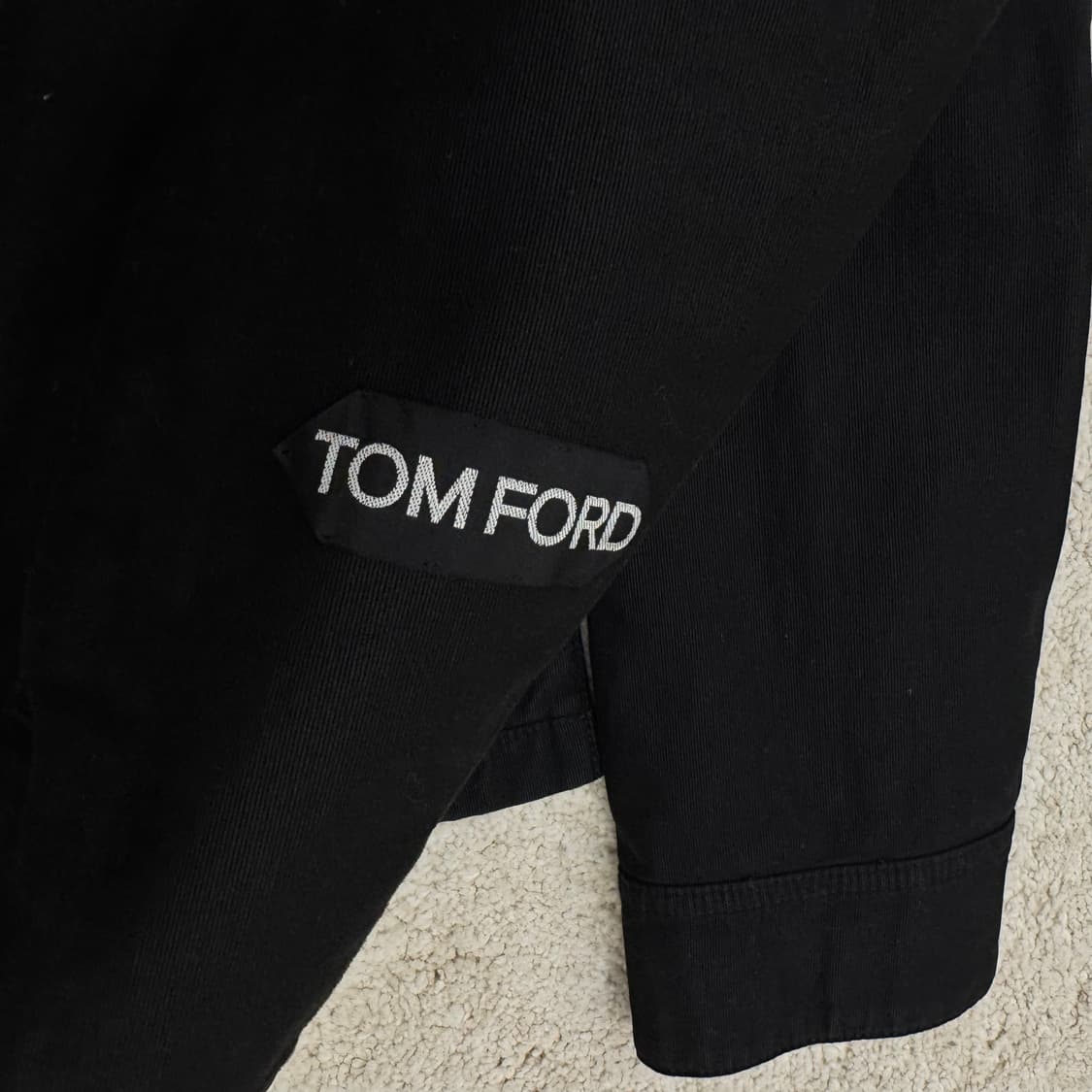 TOM FORD 톰포드 최고급 M43 경량 블랙 코듀로이 야상 자켓  상품이미지5