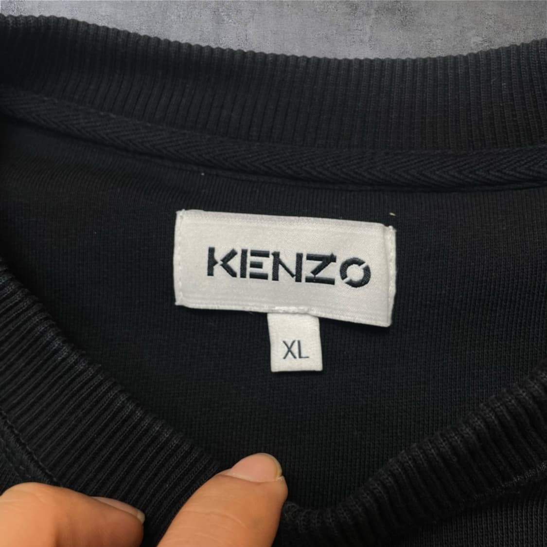 겐조 Kenzo 블랙 타이거 자수 맨투맨 XL 상품이미지2