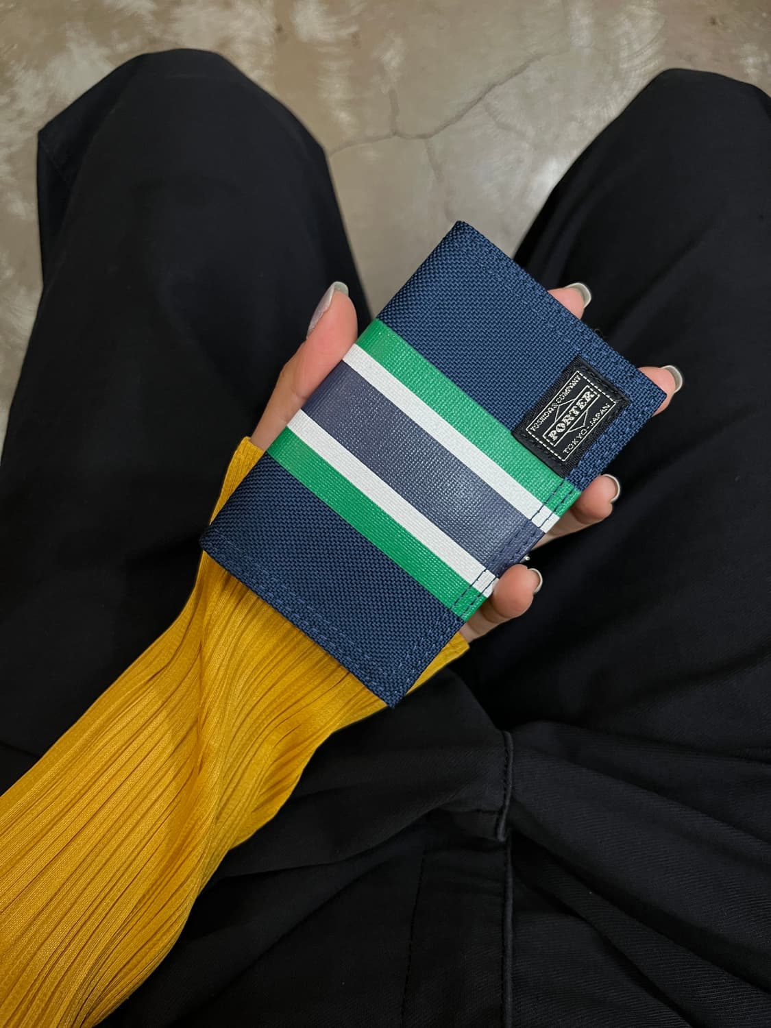 Porter 포터 페인티드 카드지갑 네이비 상품이미지4