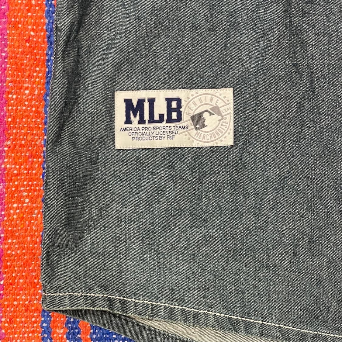 MLB 텍사스레인져스 야구져지 데님 빈티지 상품이미지4