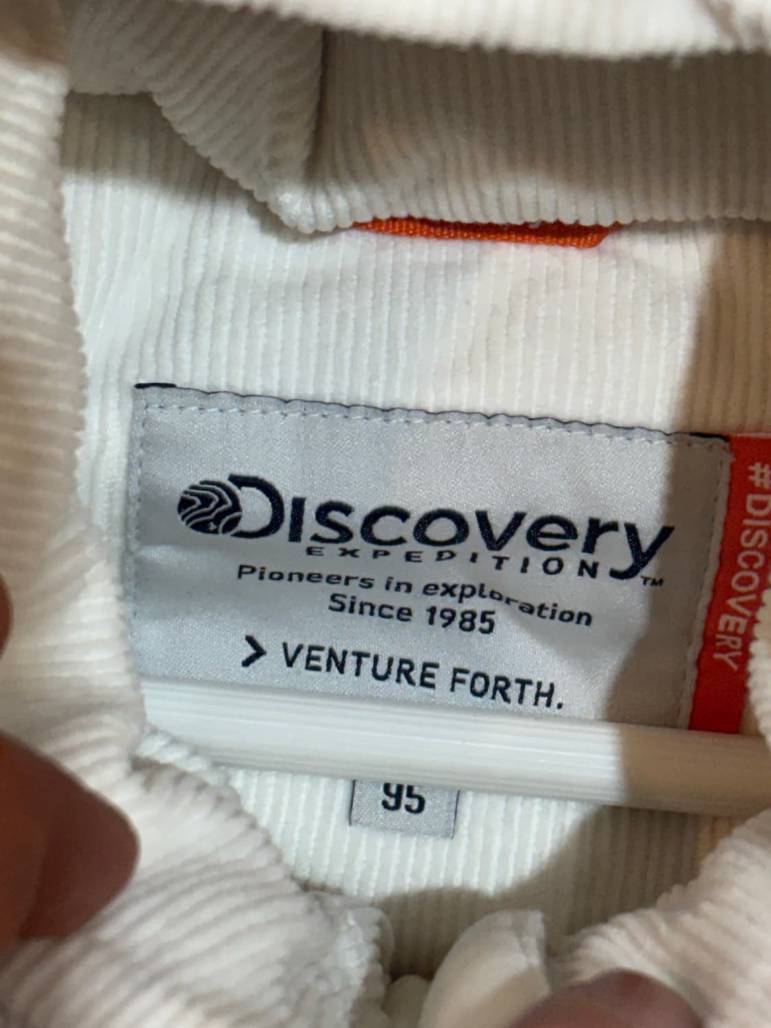 디스커버리 코듀로이 골덴 패딩 95사이즈 상품이미지6