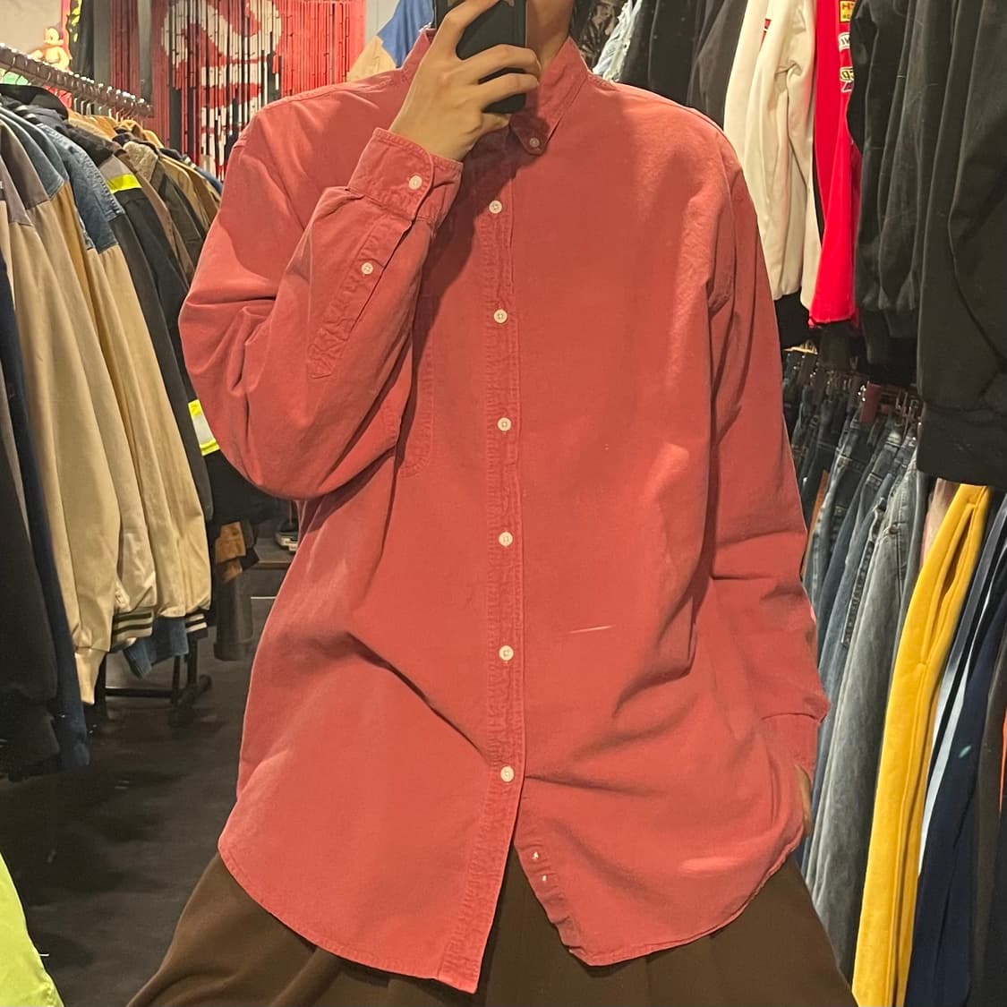 [IM] carhartt 칼하트 핑크 긴팔셔츠 상품이미지4