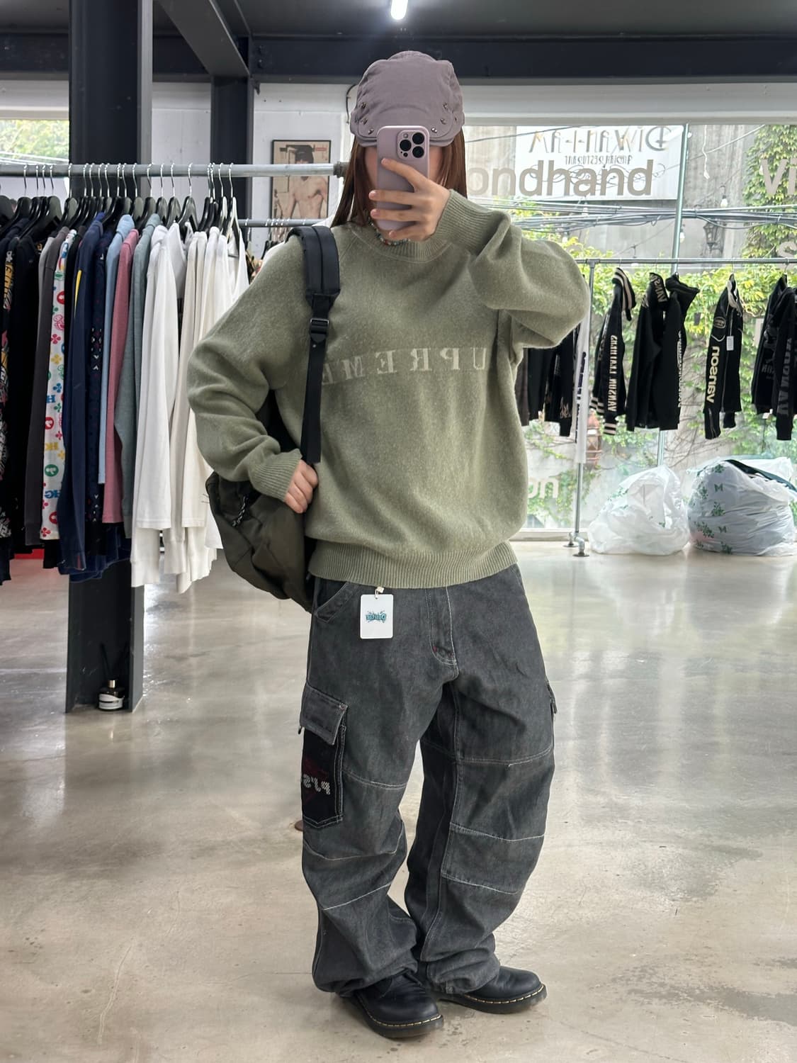 슈프림 20AW 스톤 워시드 스웨터  상품이미지2