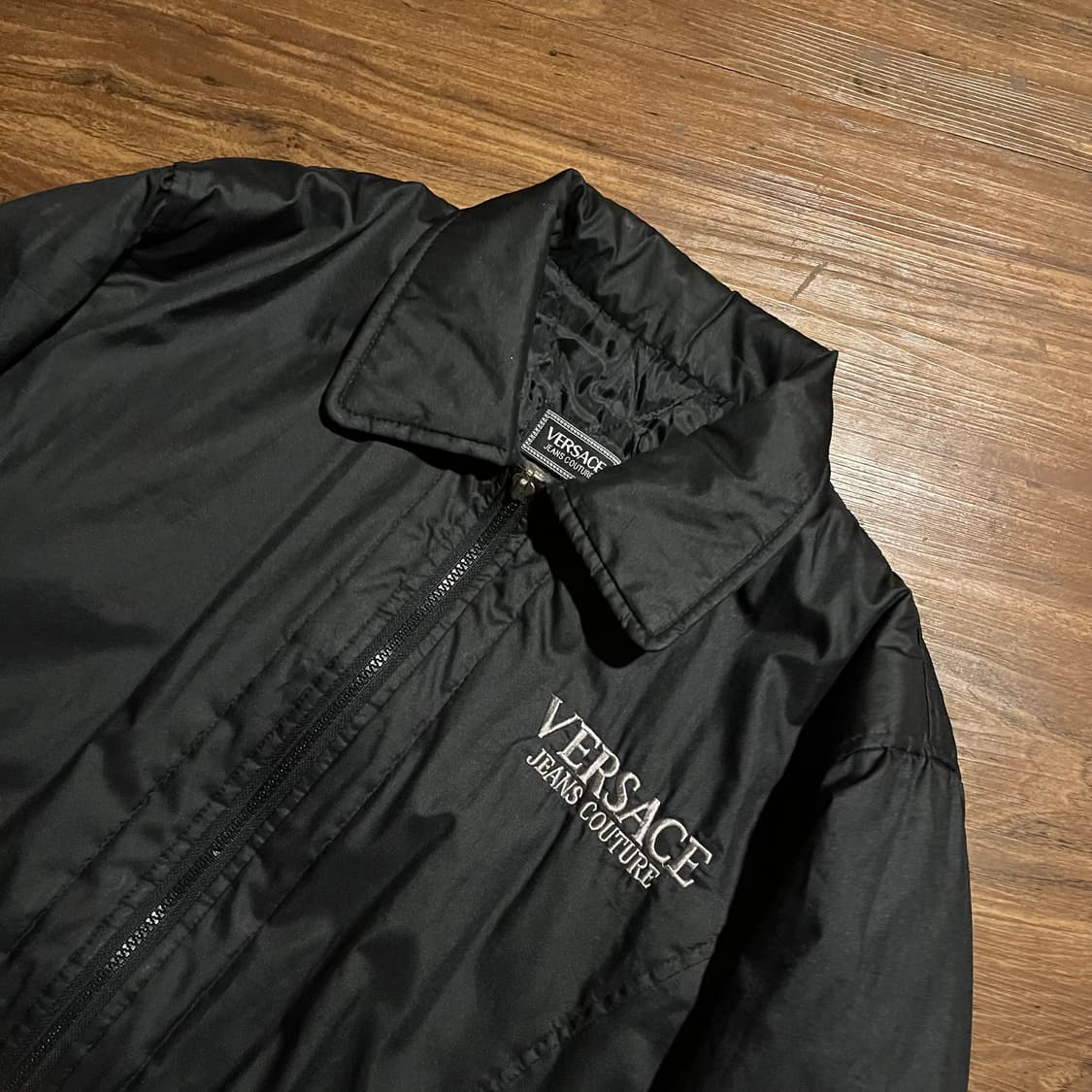 VERSACE EMBROIED BLACK JACKET 상품이미지5