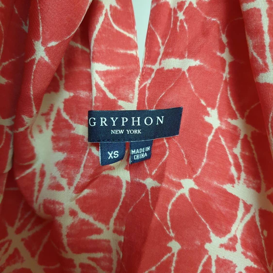 Gryphon 그리픈 그리폰 뉴욕 실크 타이다이 홀터넥 맥시 원피스 상품이미지7