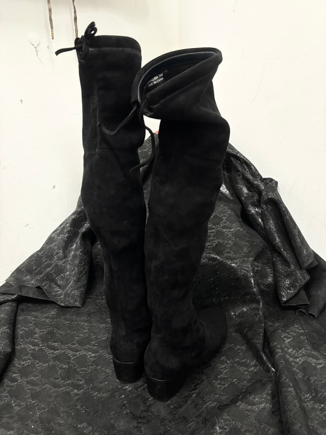 “Vintage” Minimal Mood Black Long Boots 상품이미지4