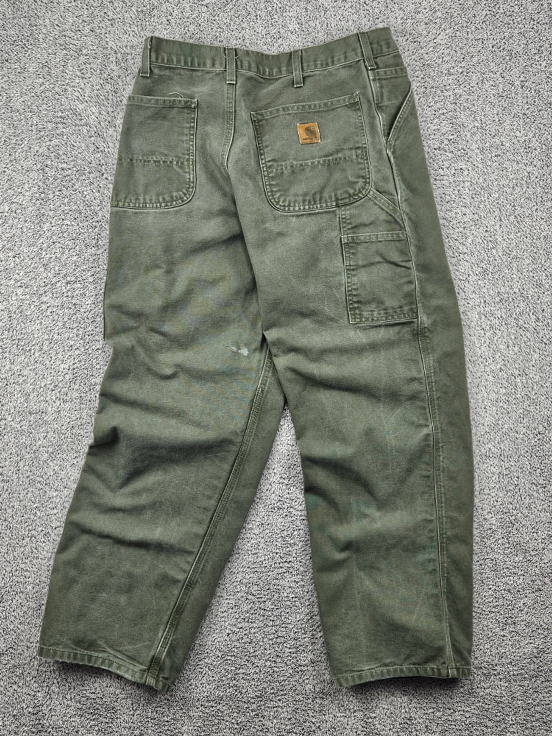 칼하트 덕캔버스 싱글니 카펜터 워크팬츠 ( 33X30 ) / 11734 상품이미지3