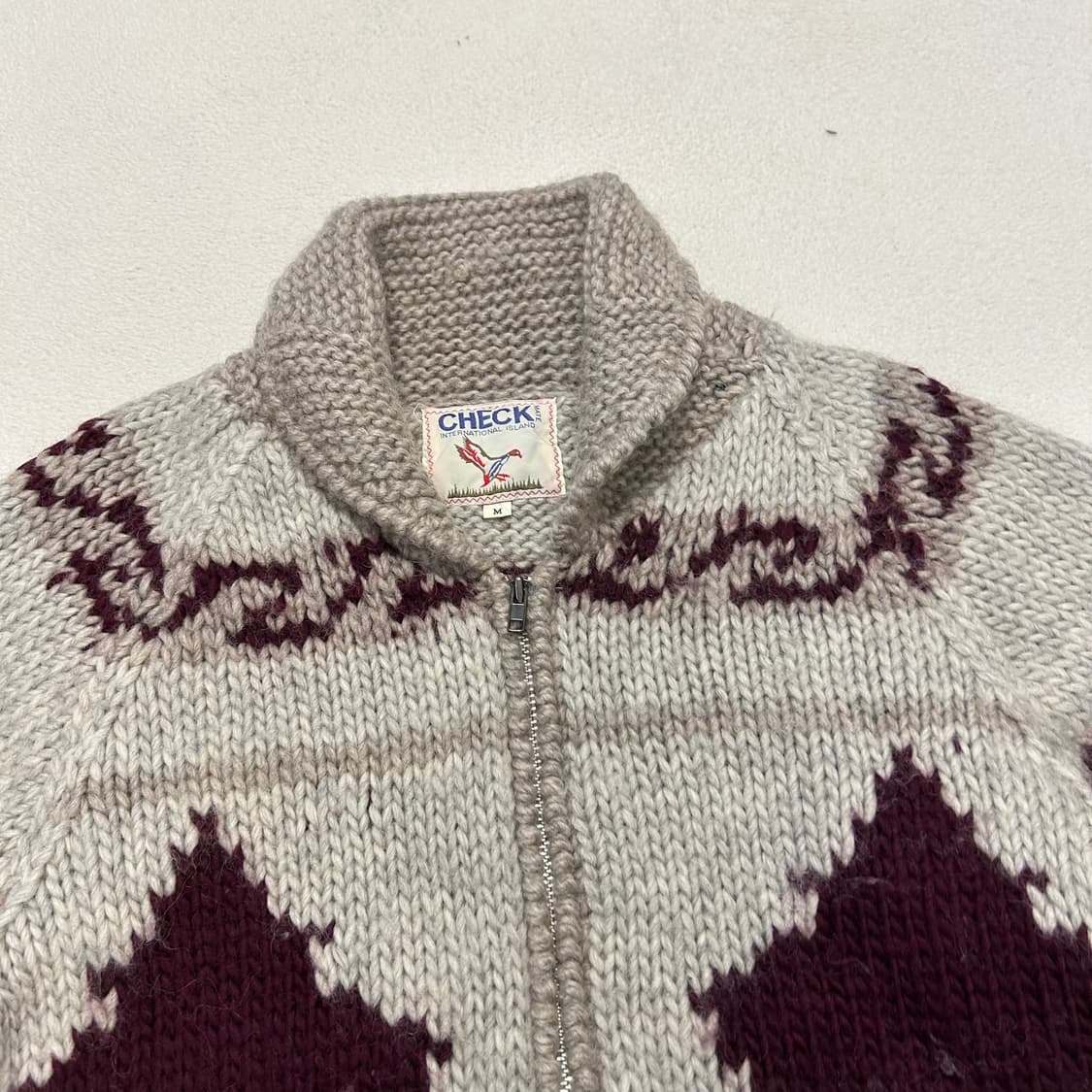 Vintage Beige Cowichan 상품이미지5