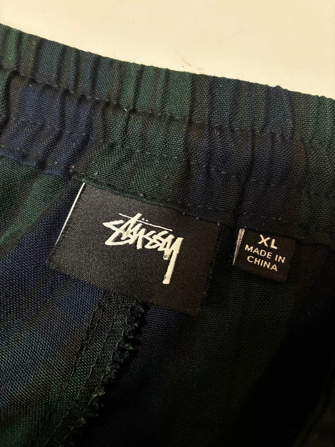 스투시 STUSSY 체크 레이온 와이드 팬츠 PN8873 상품이미지7