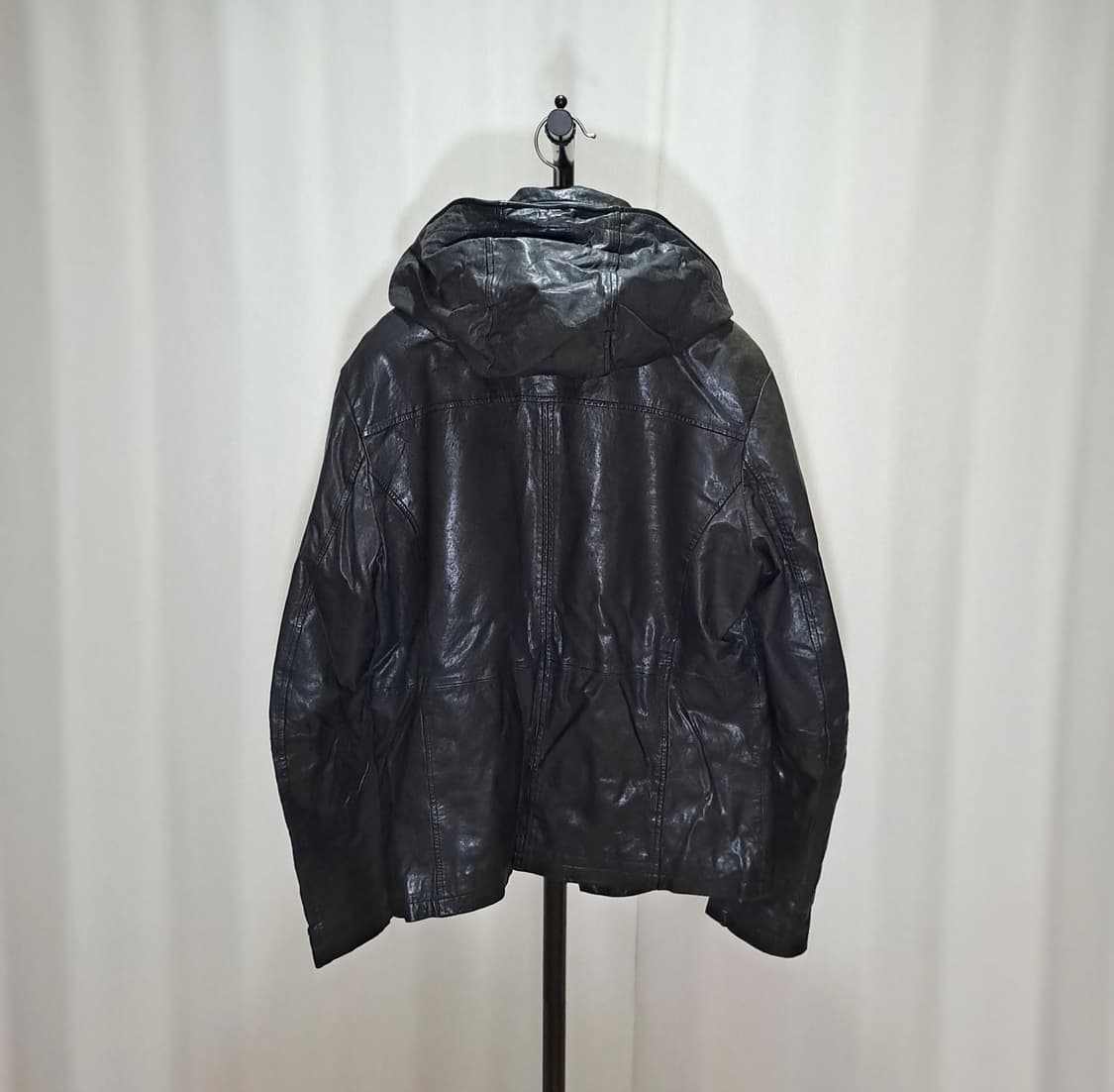 (택포) 후드 와이어 양가죽 자켓 100 B616 상품이미지6