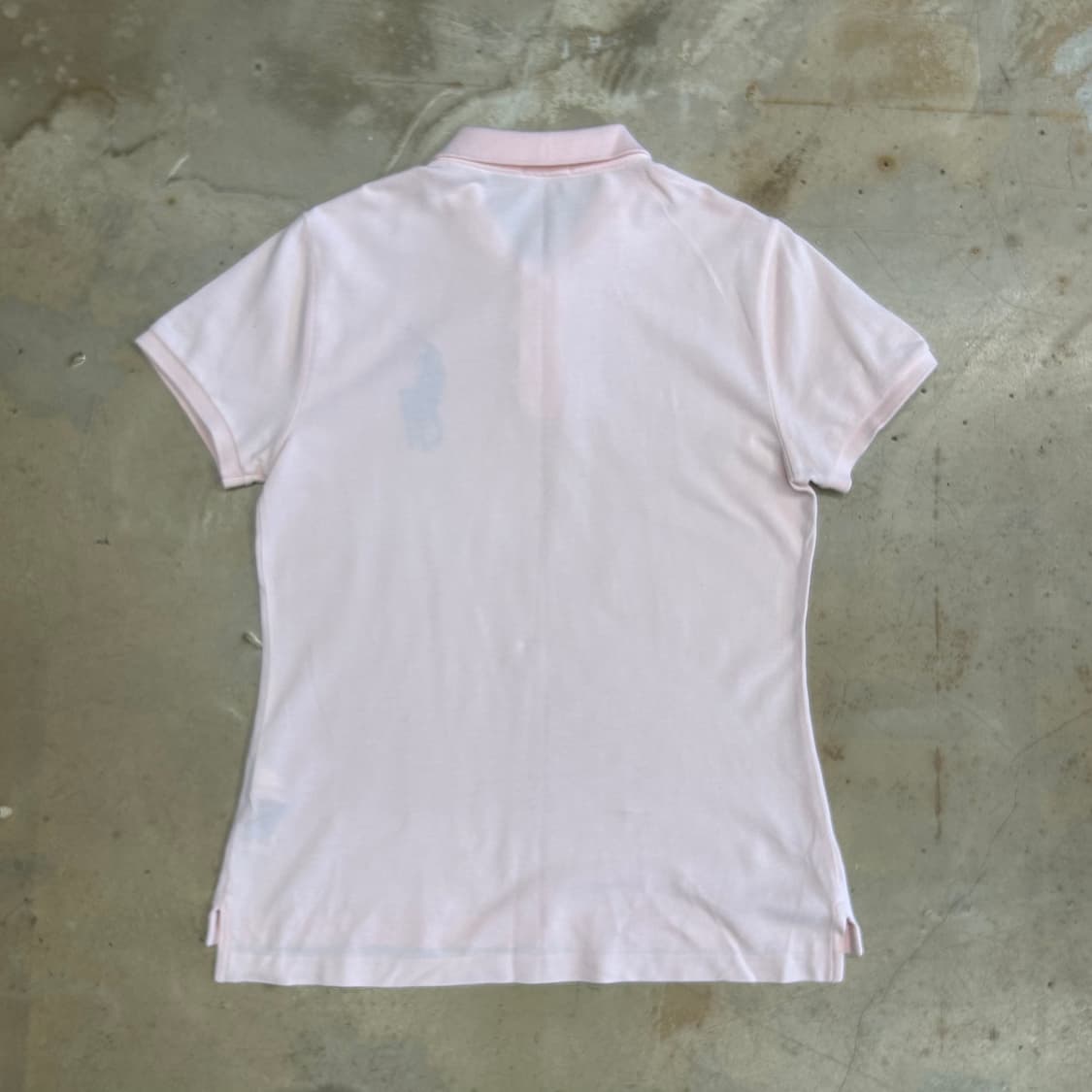 폴로 랄프로렌 M 여성용 빅포니 카라 반팔티 연핑크 상품이미지3