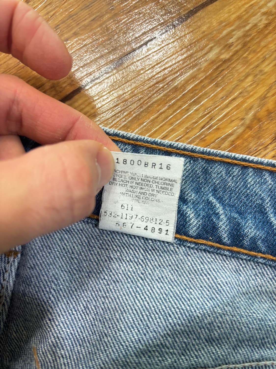 90s 리바이스 567 엑스트라 와이드레그 32x32 상품이미지5