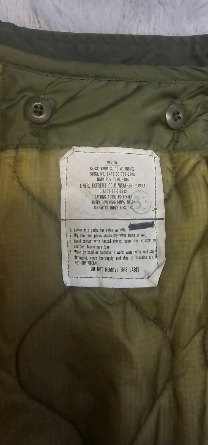 오리지날 피쉬테일파카 m 상품이미지2