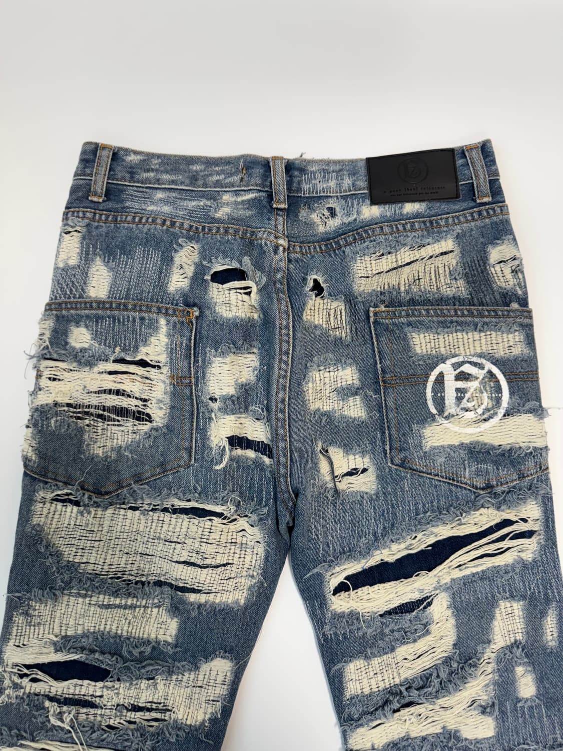 A Good Bad Influence 리페어 데님팬츠 상품이미지6