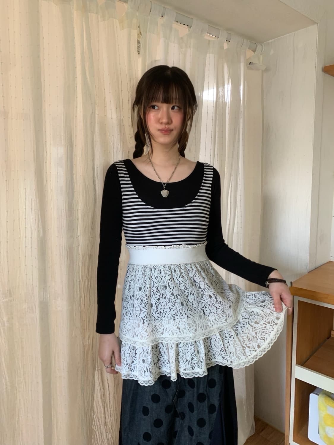 bye bye.. lace sleeveless 상품이미지1