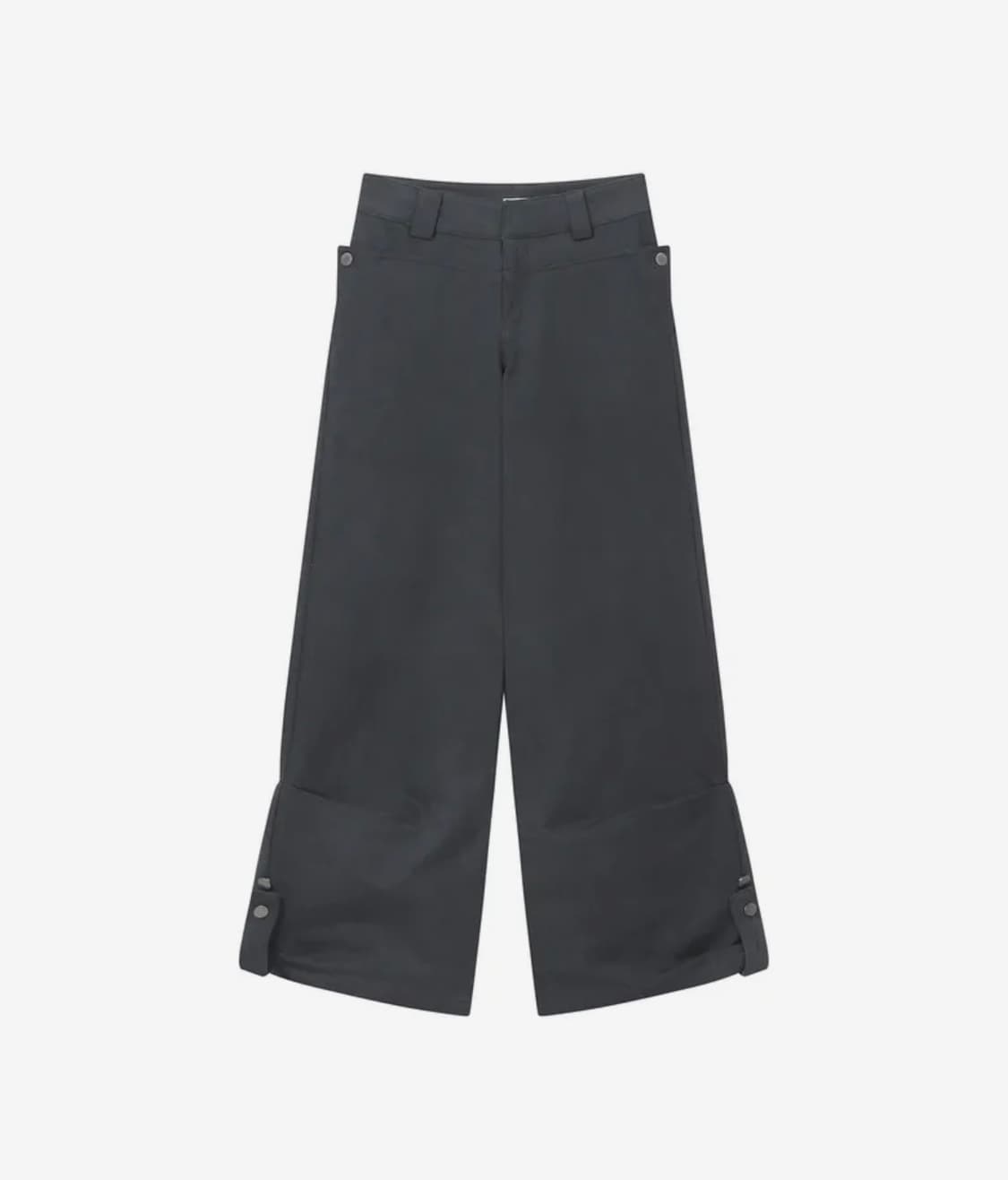 미세키서울 Flap layered wide pants CHARCOAL 상품이미지2