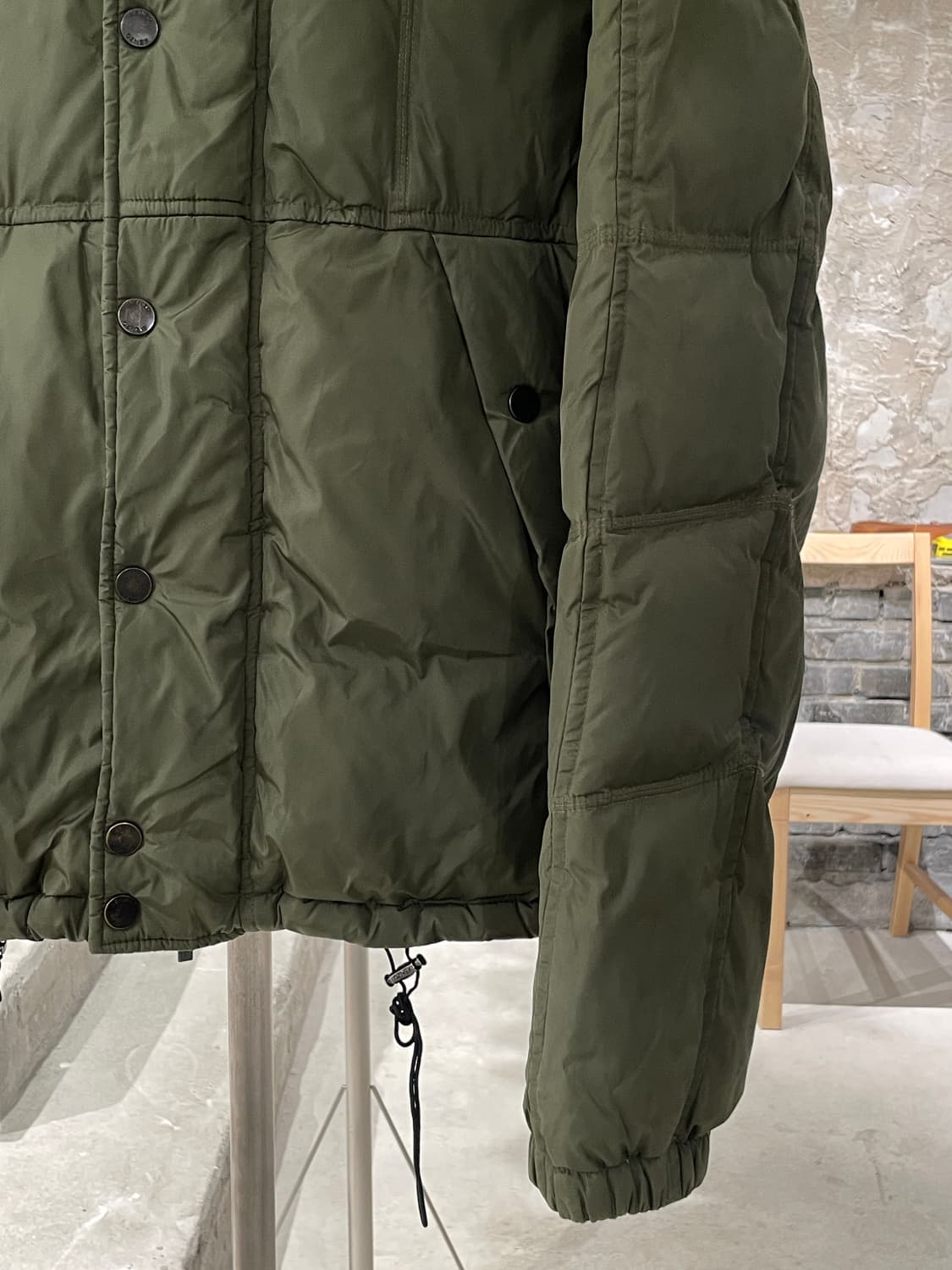 겐조 모스 그린 나일론 패디드 자켓 상품이미지5