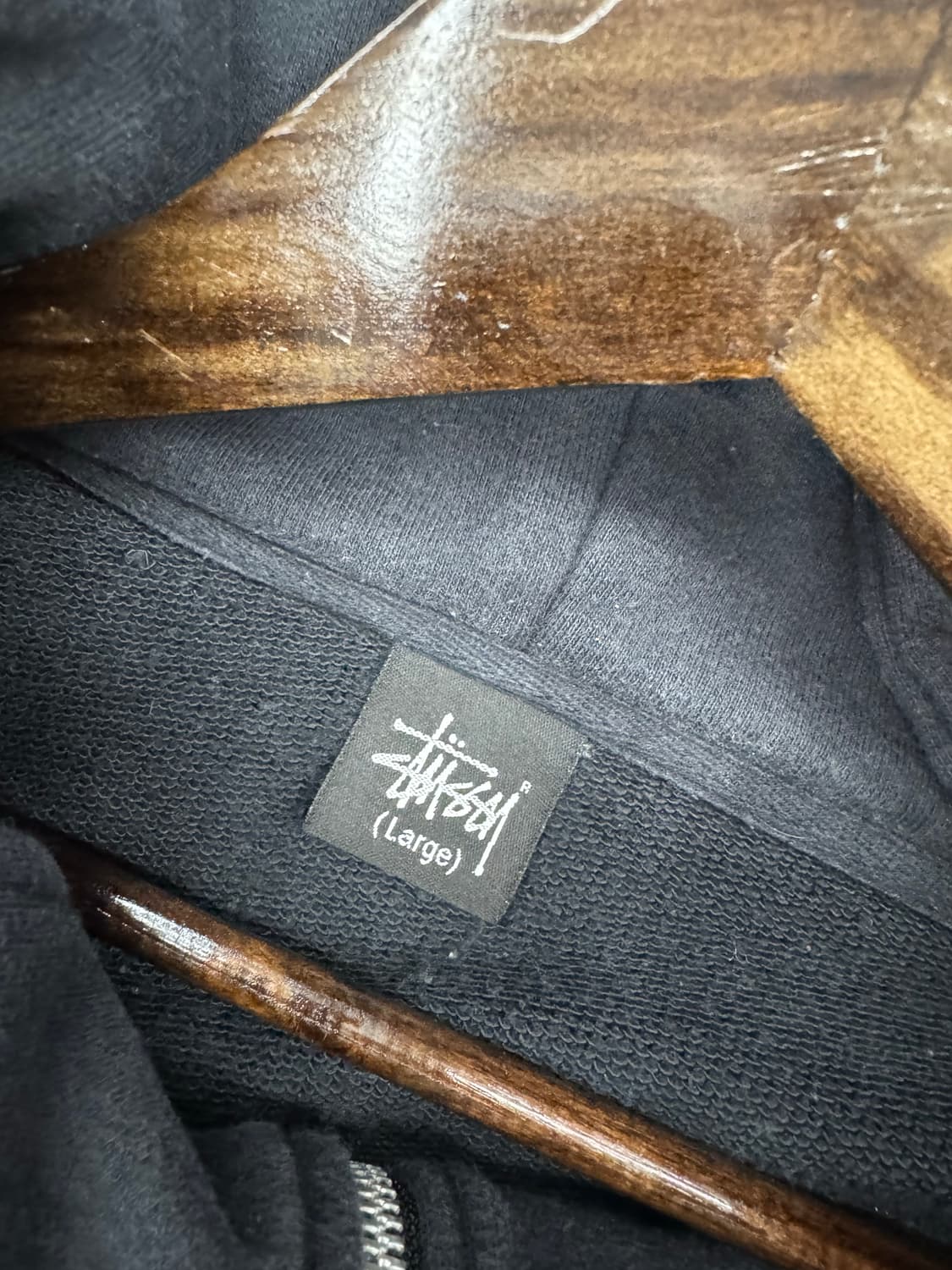 90s old 올드 스투시 후드집업 상품이미지3