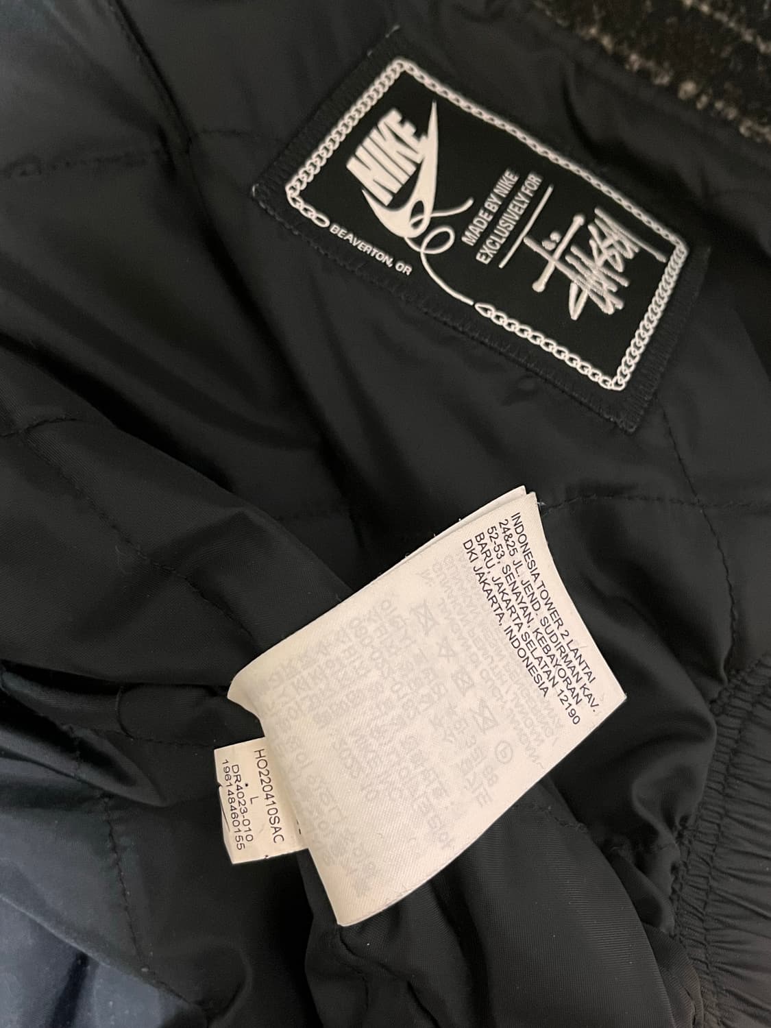 나이키 스투시 스트라이프 울 자켓 L 나투시 상품이미지4