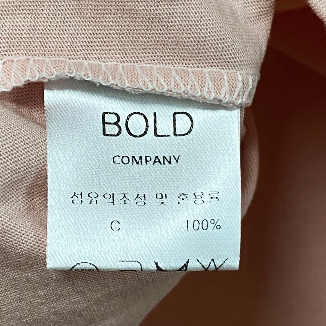 BOLD 레터링 그래픽 핑크 반팔 티셔츠 S 상품이미지5