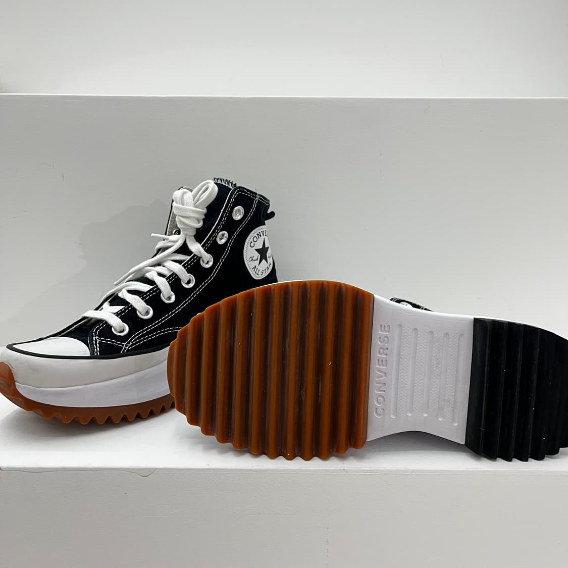 컨버스 런스타 하이크 하이 블랙 화이트 230 상품이미지6