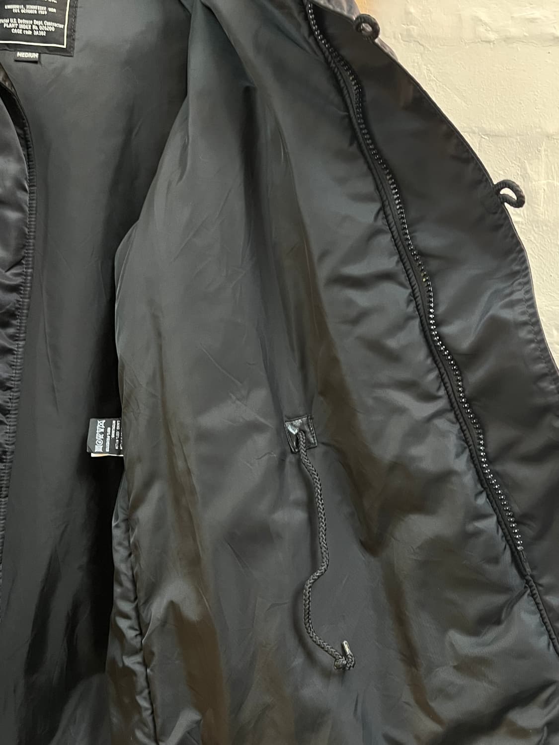 Alpha Industries 알파인더스트리 N-3B 블랙 파카 야상 M 상품이미지5