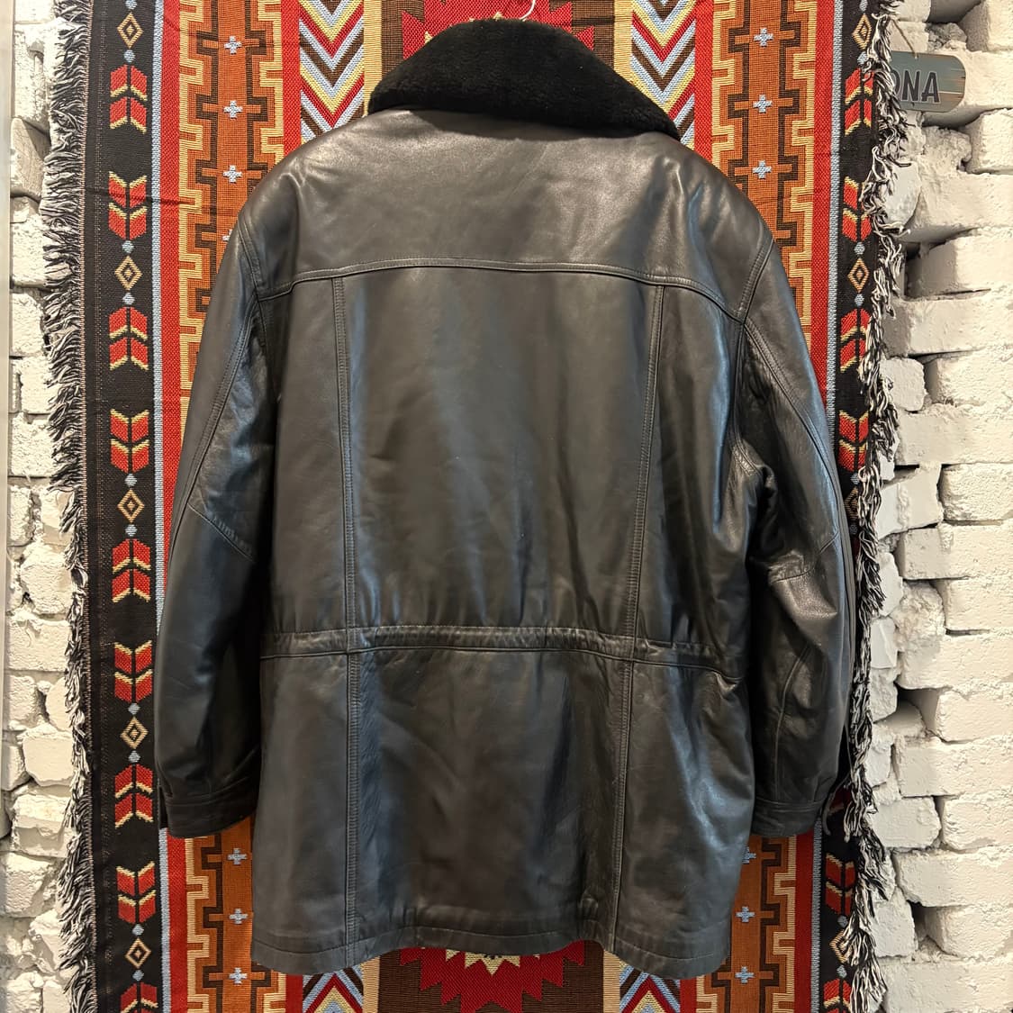 빈티지 양가죽 100% 레더 코트 자켓 상품이미지2
