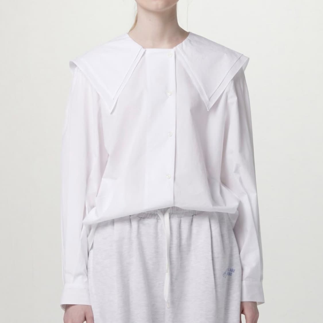 (새상품) 비뮤즈맨션 더블카라 세일러 블라우스 상품이미지2