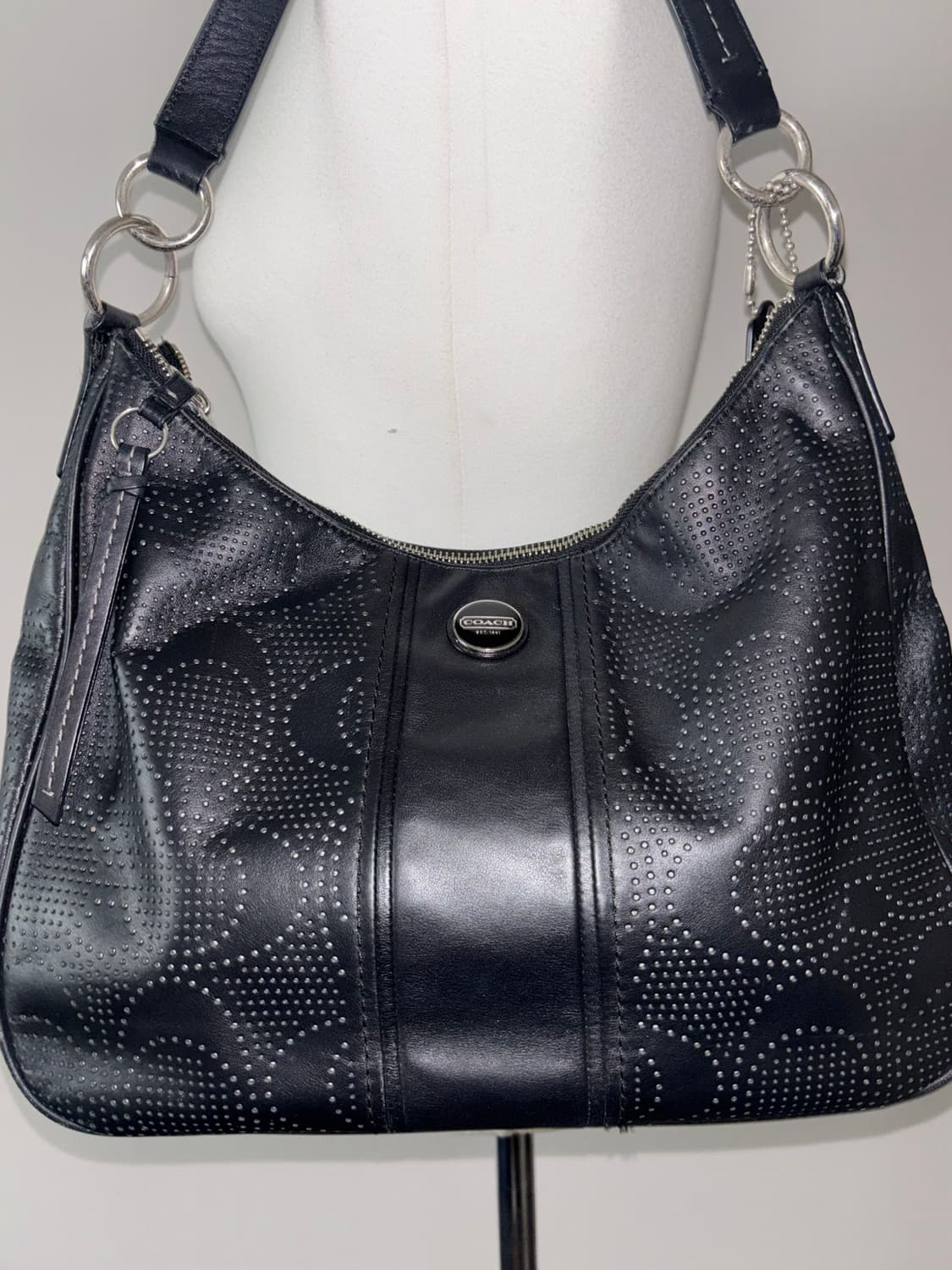Coach vintage black shoulder bag 상품이미지3