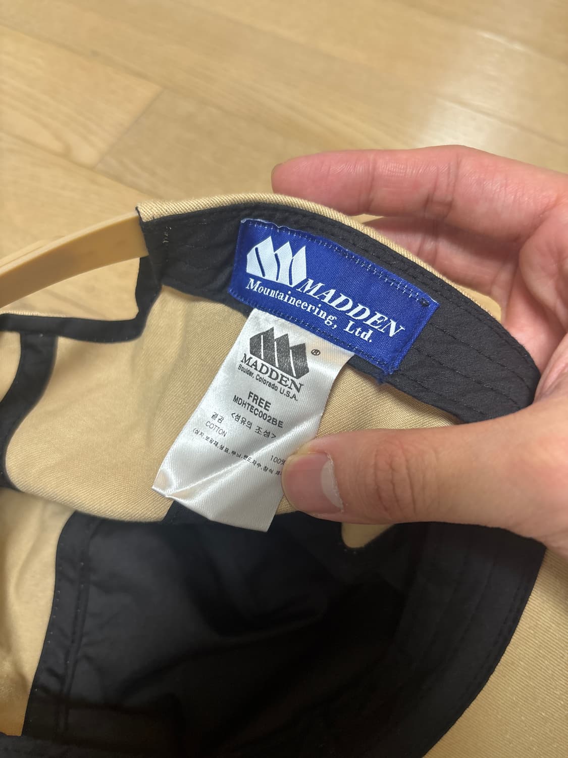 매든 코튼 5패널 캡 상품이미지2