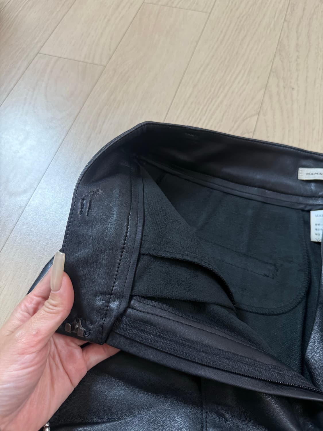 기모 레더팬츠 m사이즈 상품이미지2