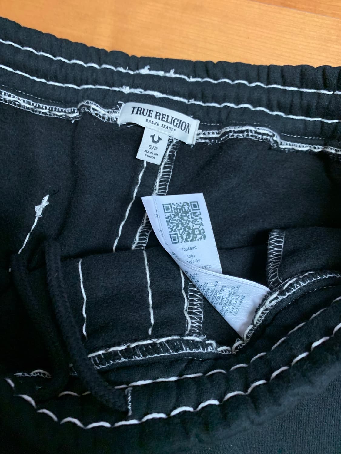 [S,M,L] 트루 릴리젼 Super T 와이드 스웻팬츠 상품이미지4