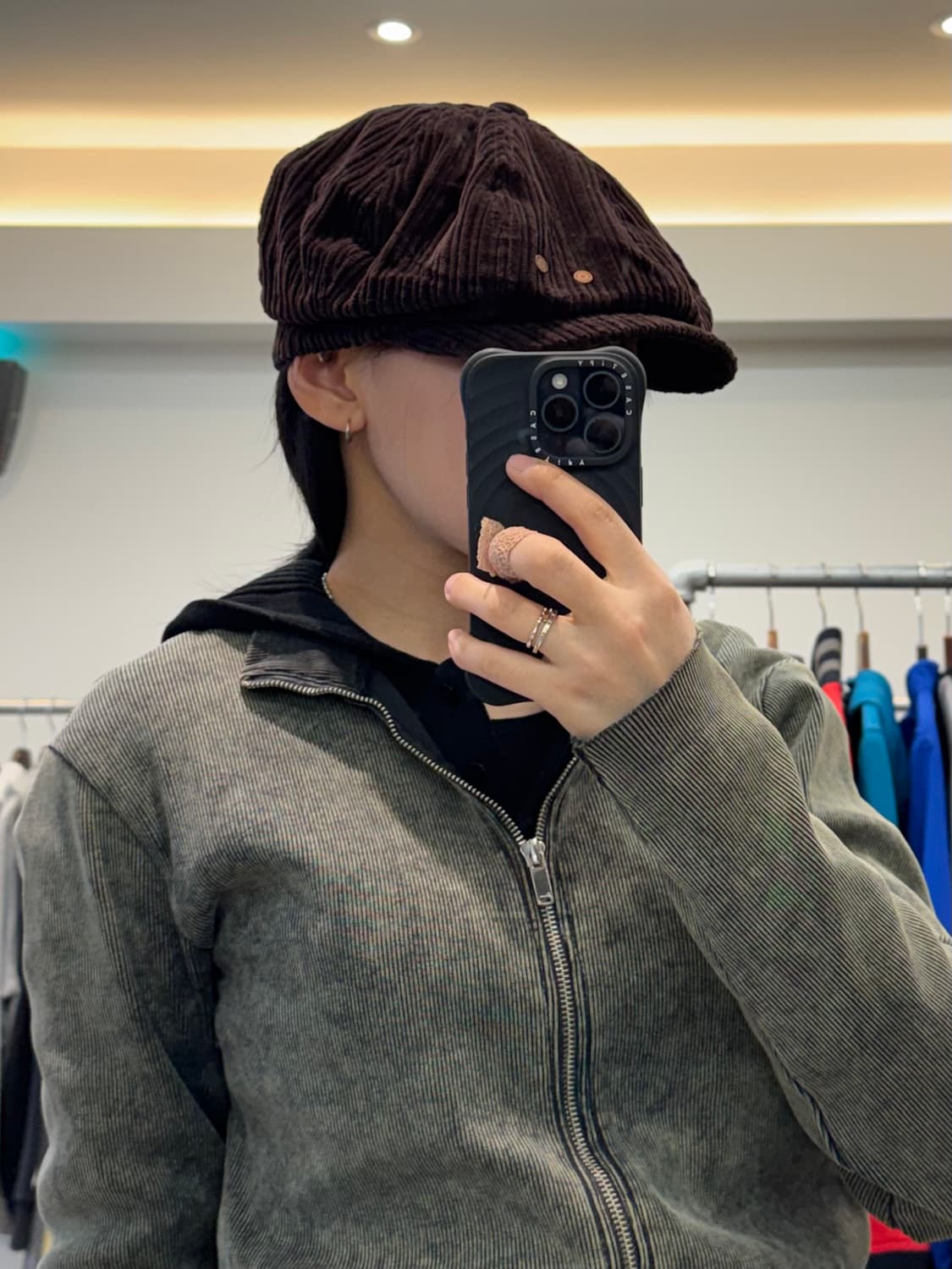 앤던슨벨 코듀로이 뉴스보이 캡 상품이미지6