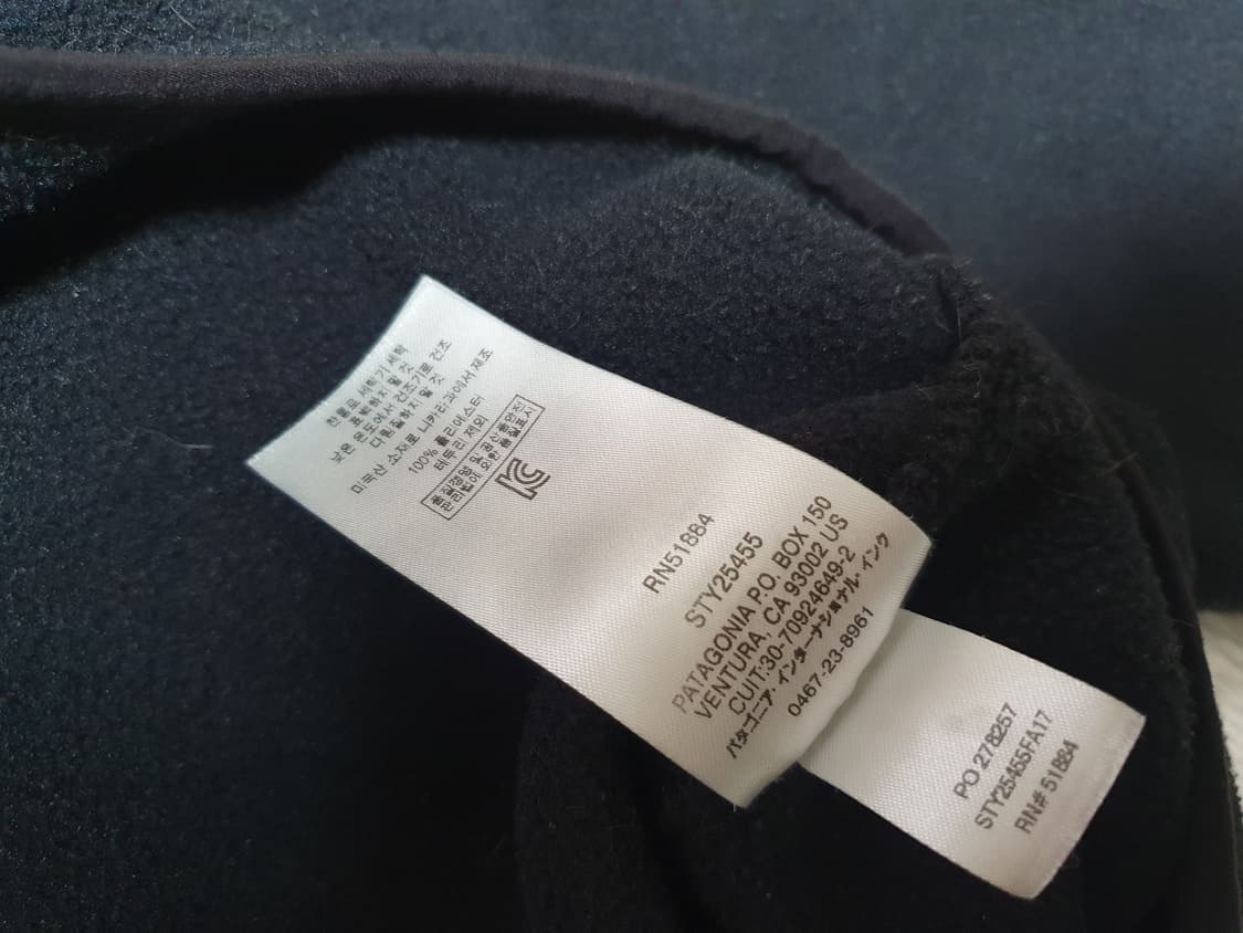 파타고니아 우먼즈 신칠라 블랙 m 상품이미지4