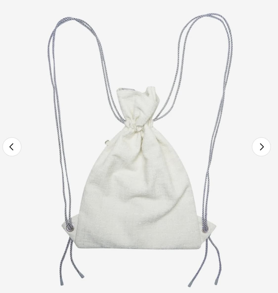 앙트레브 트위드 백팩 TWEED STRING BAG&SCRUNCH  상품이미지2