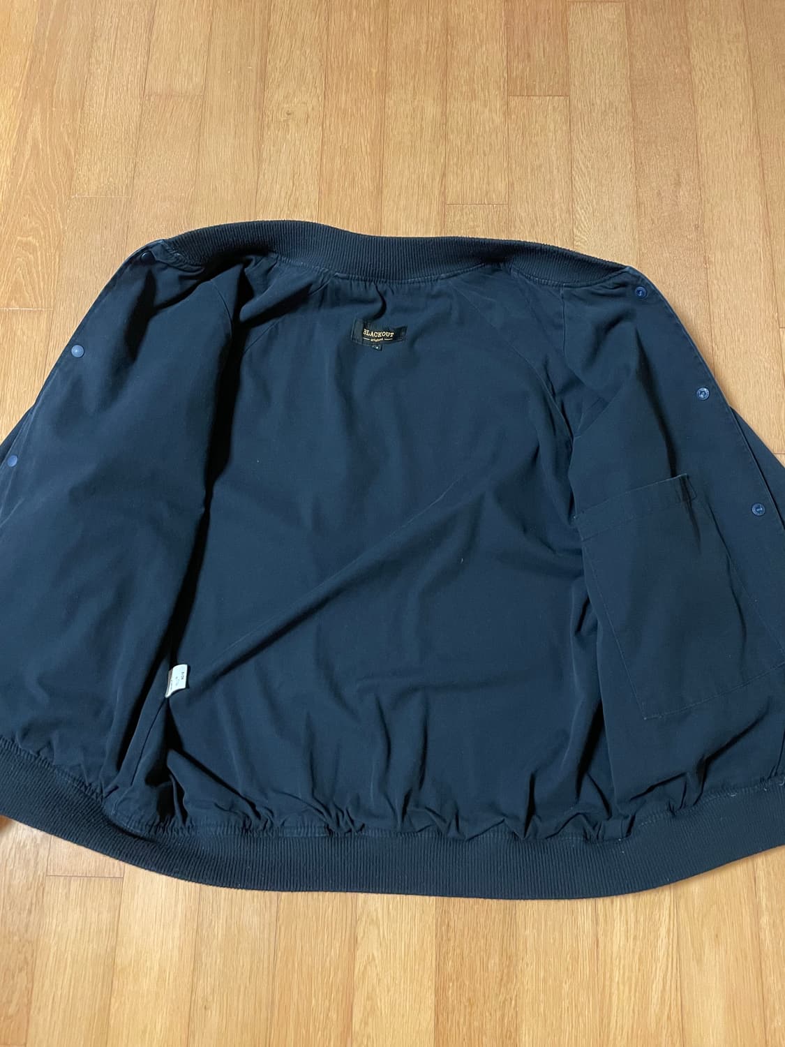 블랙아웃 팀자켓 네이비 m사이즈 상품이미지3