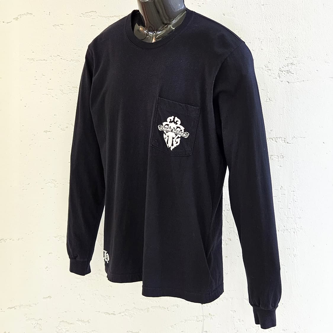 [M] 크롬하츠 스태프 롱슬리브 블랙 B1213C132 상품이미지3