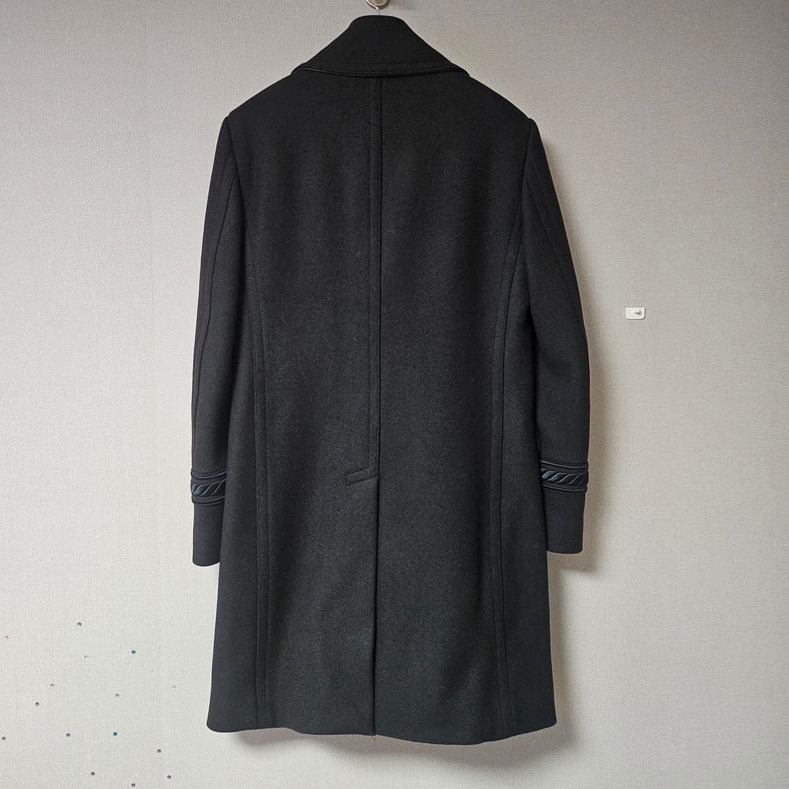 시스템옴므(SYSTEM) 더블 코트 블랙 상품이미지2