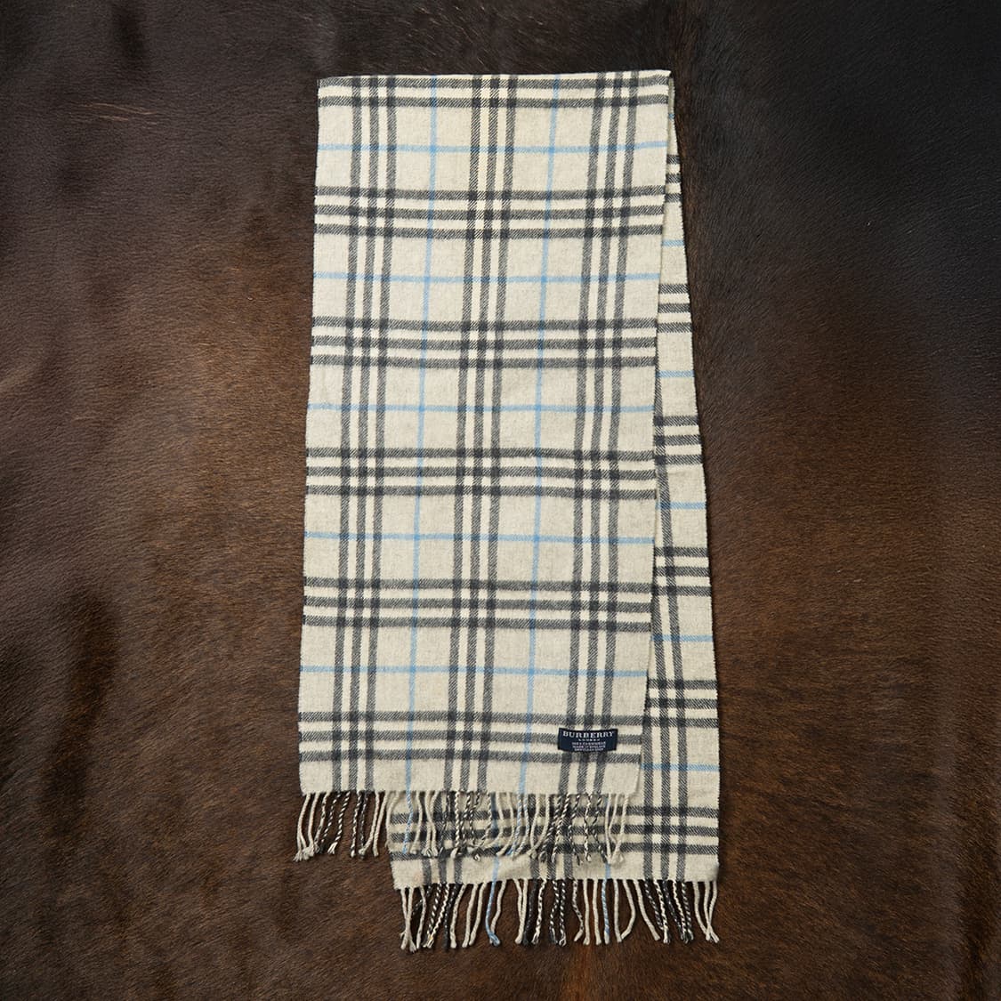 [정품] 00s 버버리 런던 노바체크 캐시미어 머플러  상품이미지2