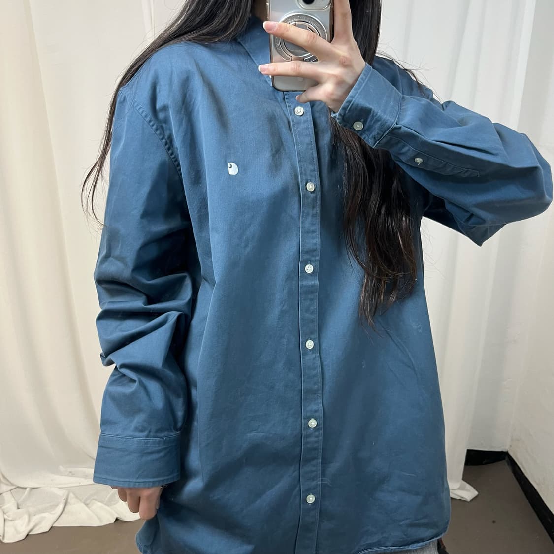 Carhartt dark green shirt 상품이미지3