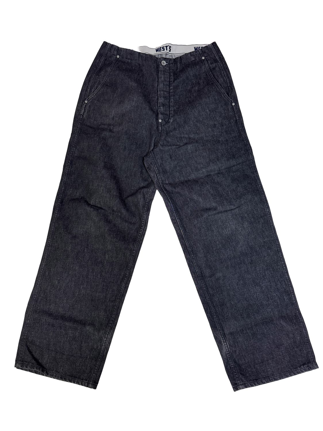 웨스트오버올즈 WESTOVERALLS 블랙데님 S TYPE 상품이미지1