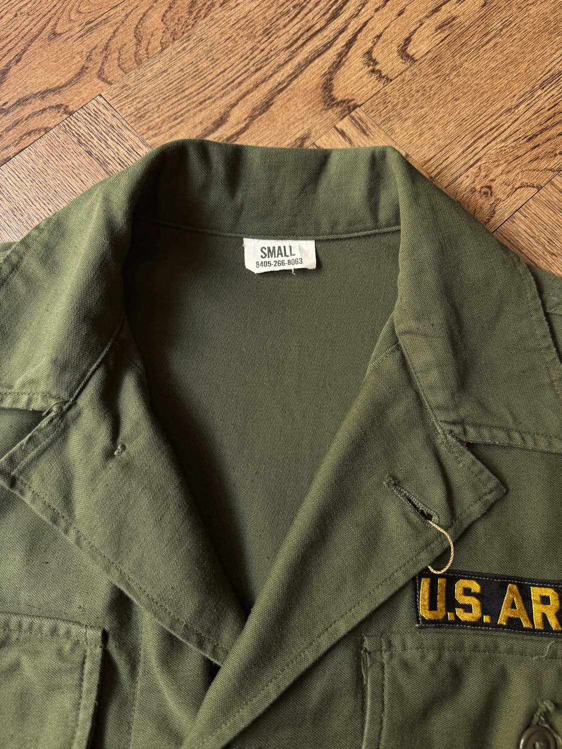 [S]50's 오리지널 U.S ARMY OG-107 1세대 밀리터리 셔츠 상품이미지2