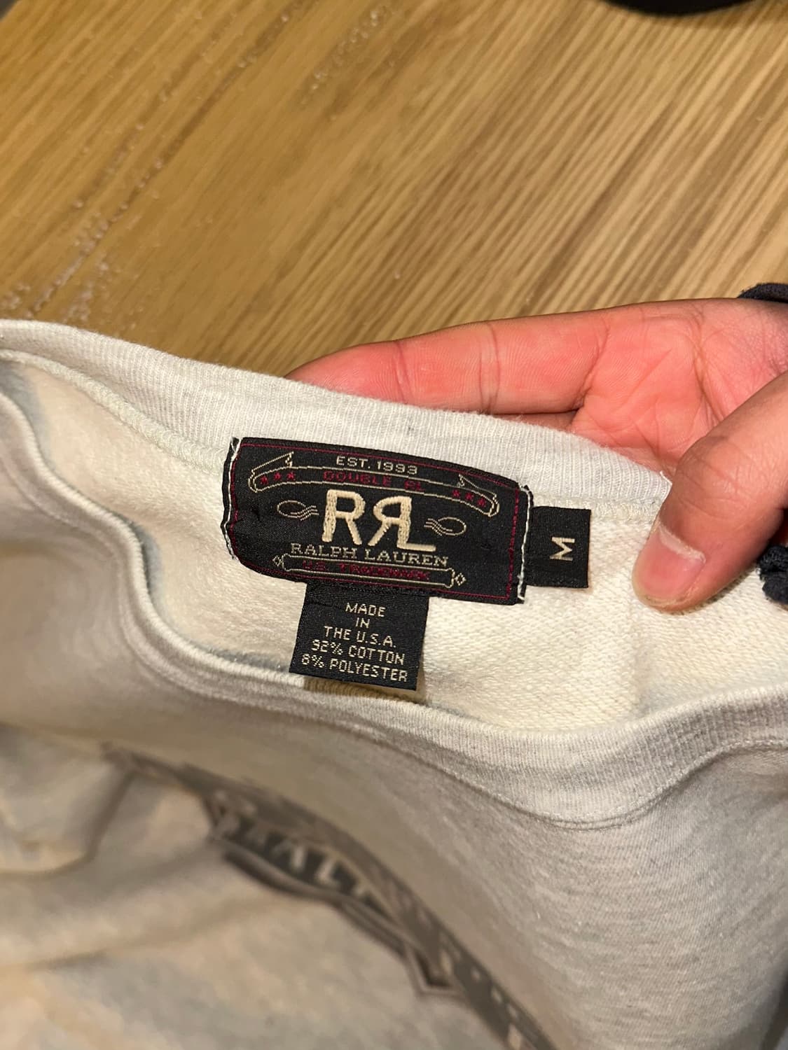 90’s Double RL American Eagle logo sweat 상품이미지9