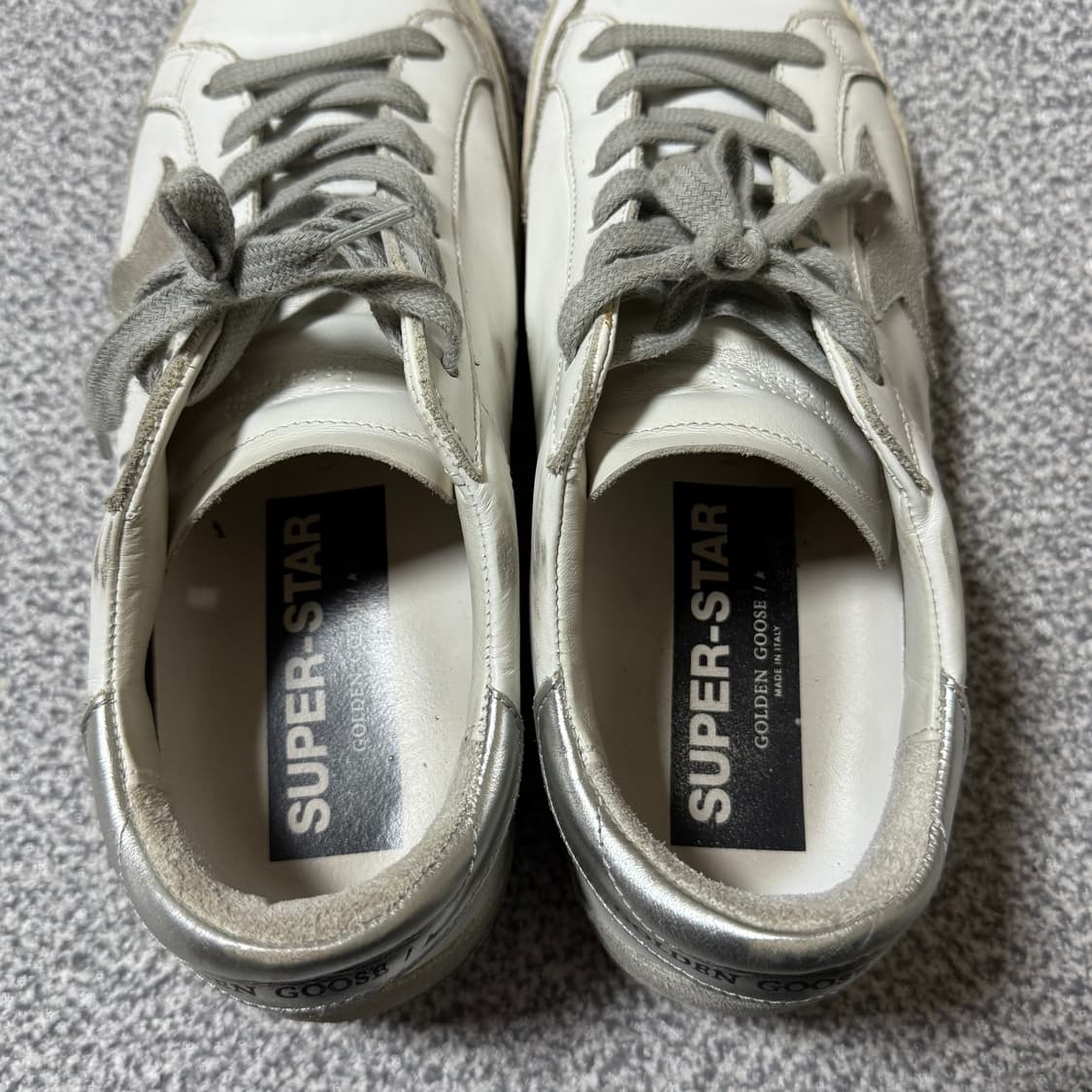 [정가 50만원] 골든구스 슈퍼스타 화이트 실버탭 39 상품이미지6