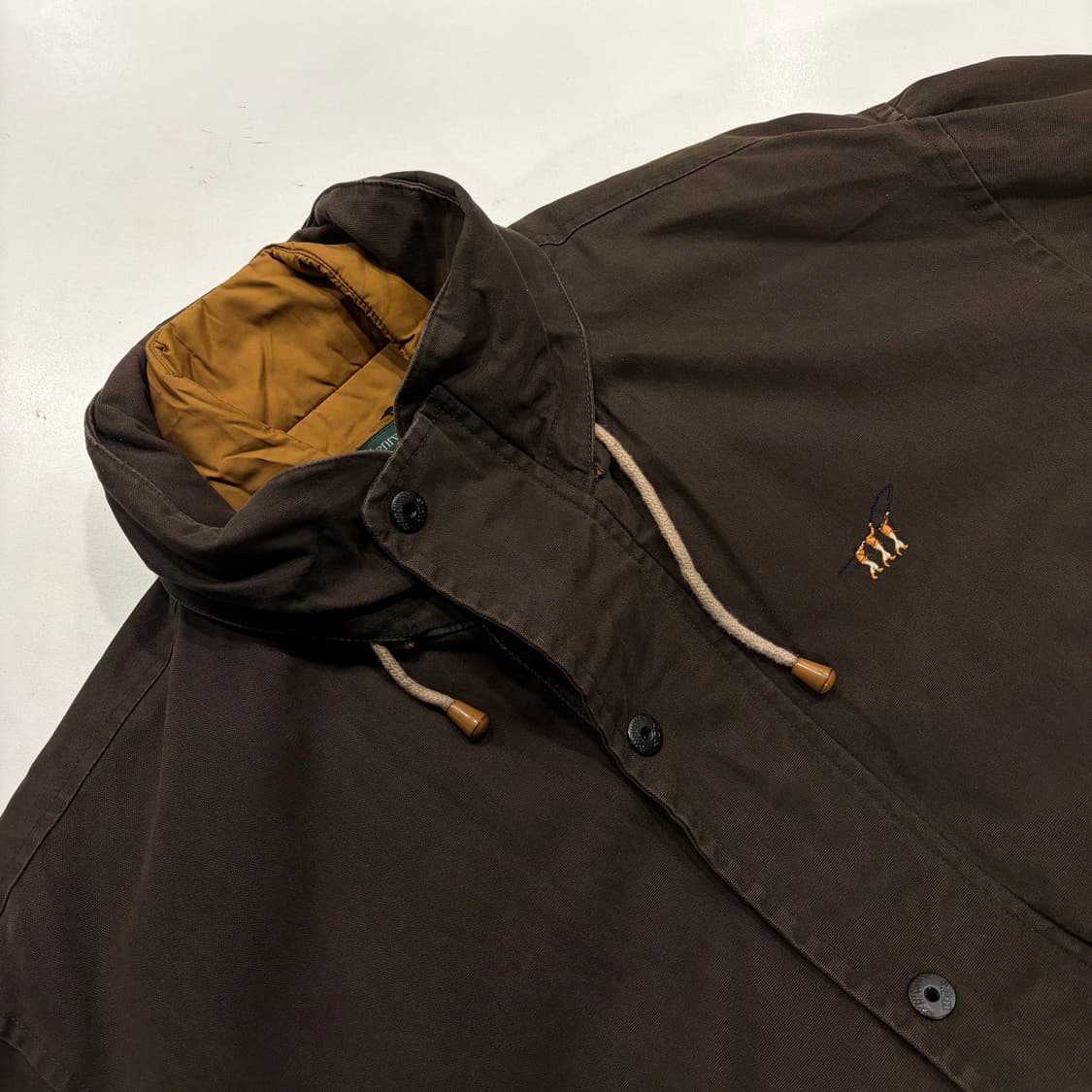 [105] 헨리코튼 빈티지 브라운 야상 점퍼 포켓 자켓 B320 상품이미지3