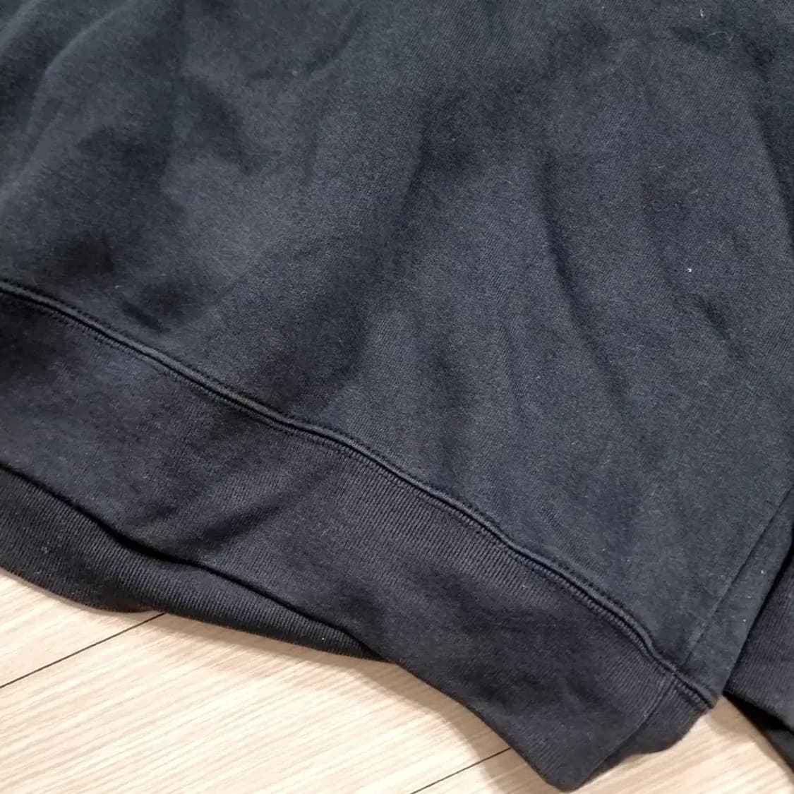 미제 made in USA 나이키 스우시 블랙 맨투맨 티셔츠(100) 상품이미지3