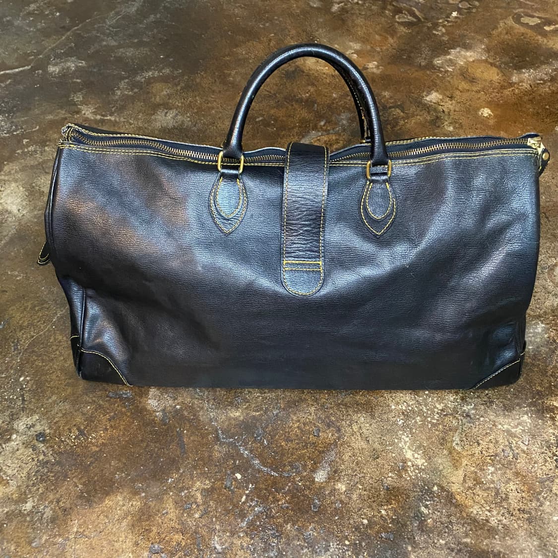 80s 꼼데가르송 가죽 보스턴 백 상품이미지4