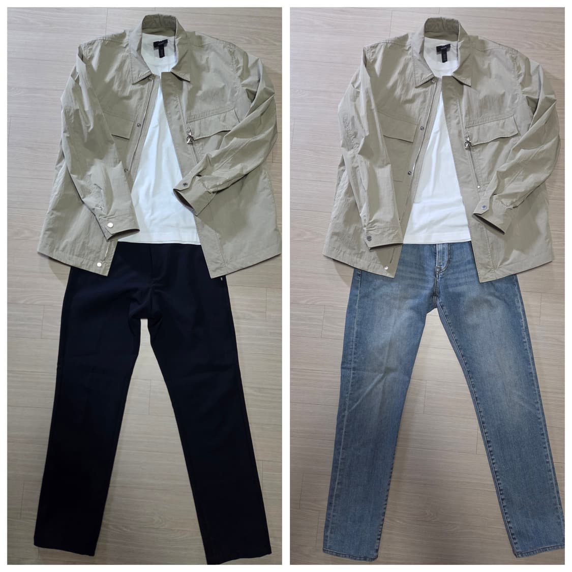 [S급/48] 솔리드옴므 나일론 오버핏 셔켓 상품이미지8